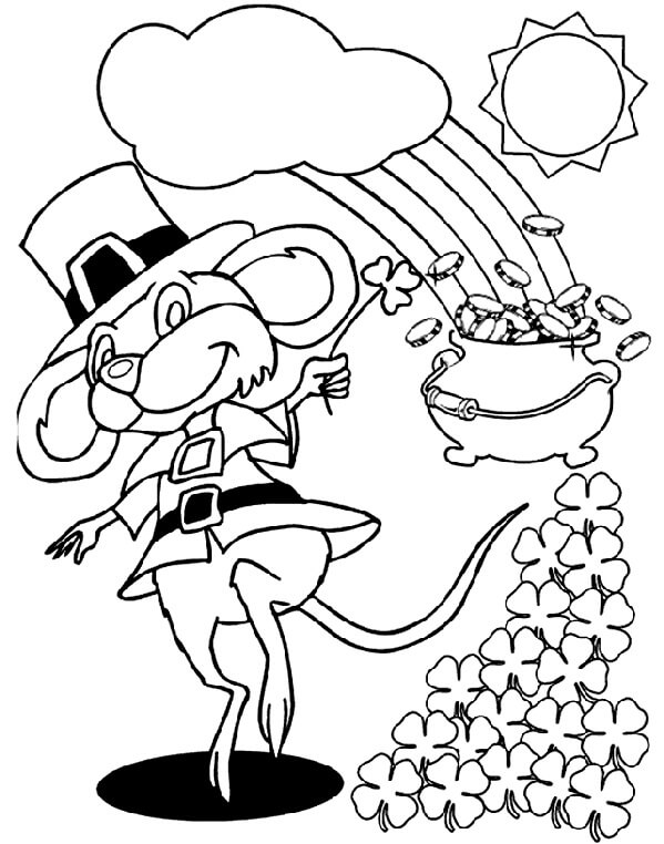 Desenhos de Rato Duende para colorir