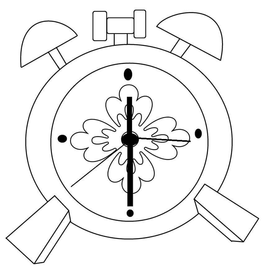 Desenhos de Relógio Grátis para colorir