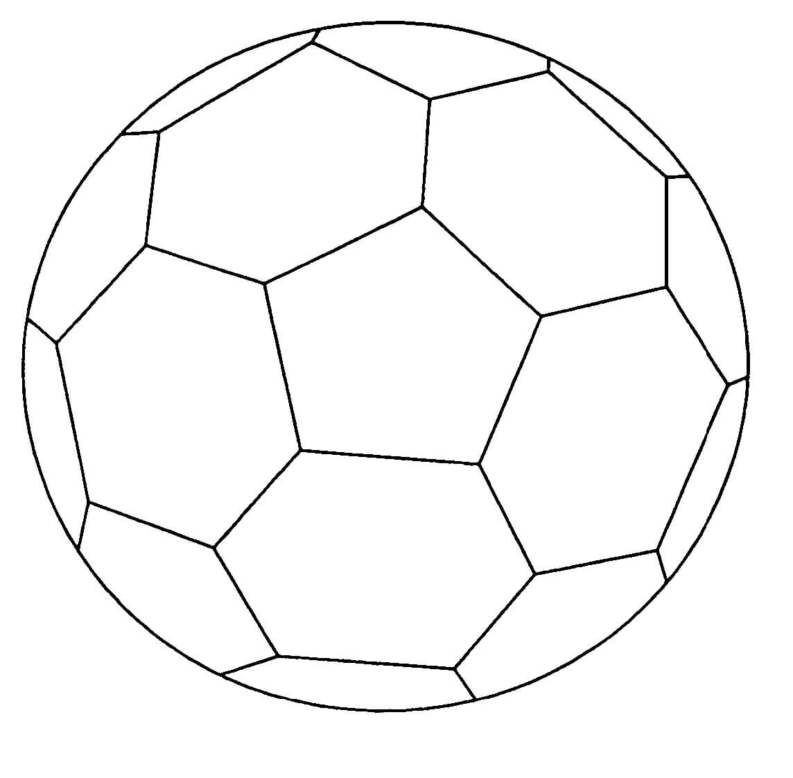 Bola de Futebol para colorir