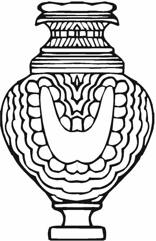 Desenhos de Vaso Egito para colorir