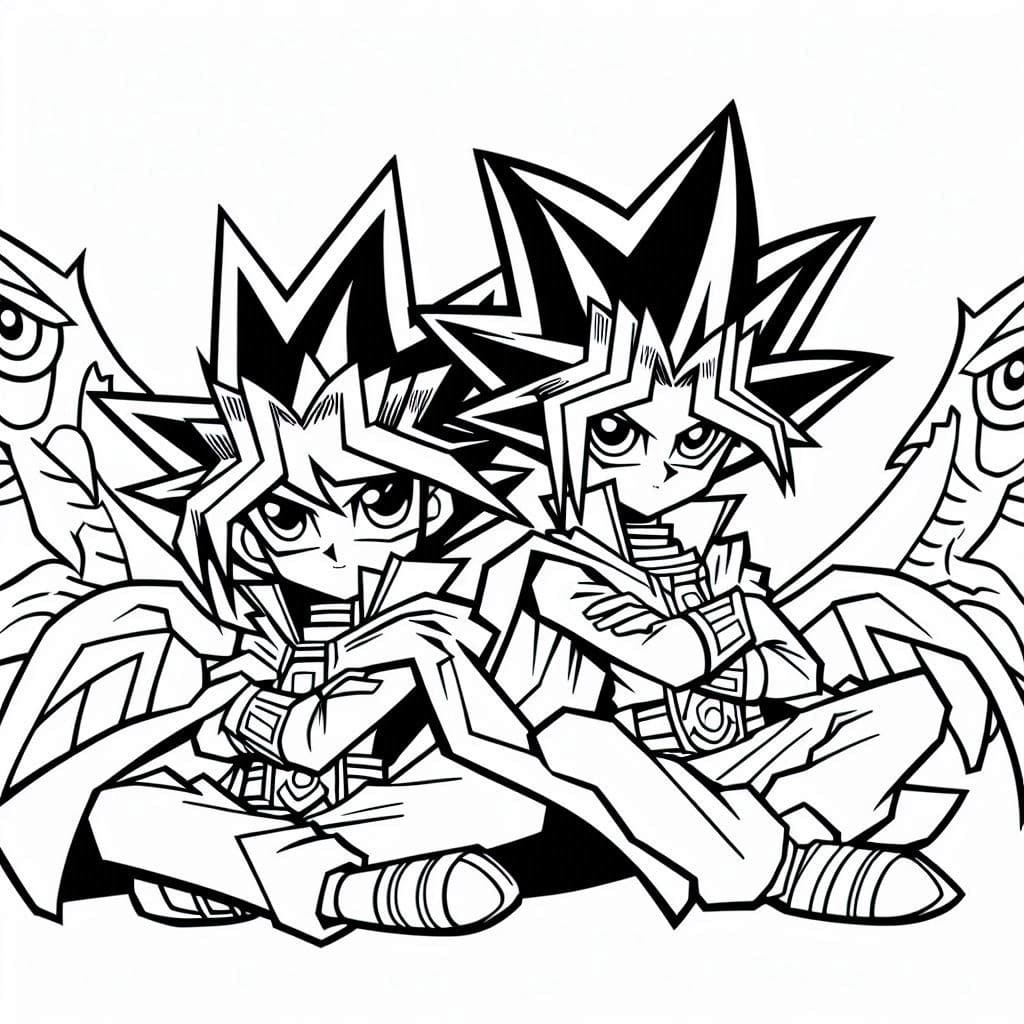 Desenhar Yu-Gi-Oh – Página 4 para colorir