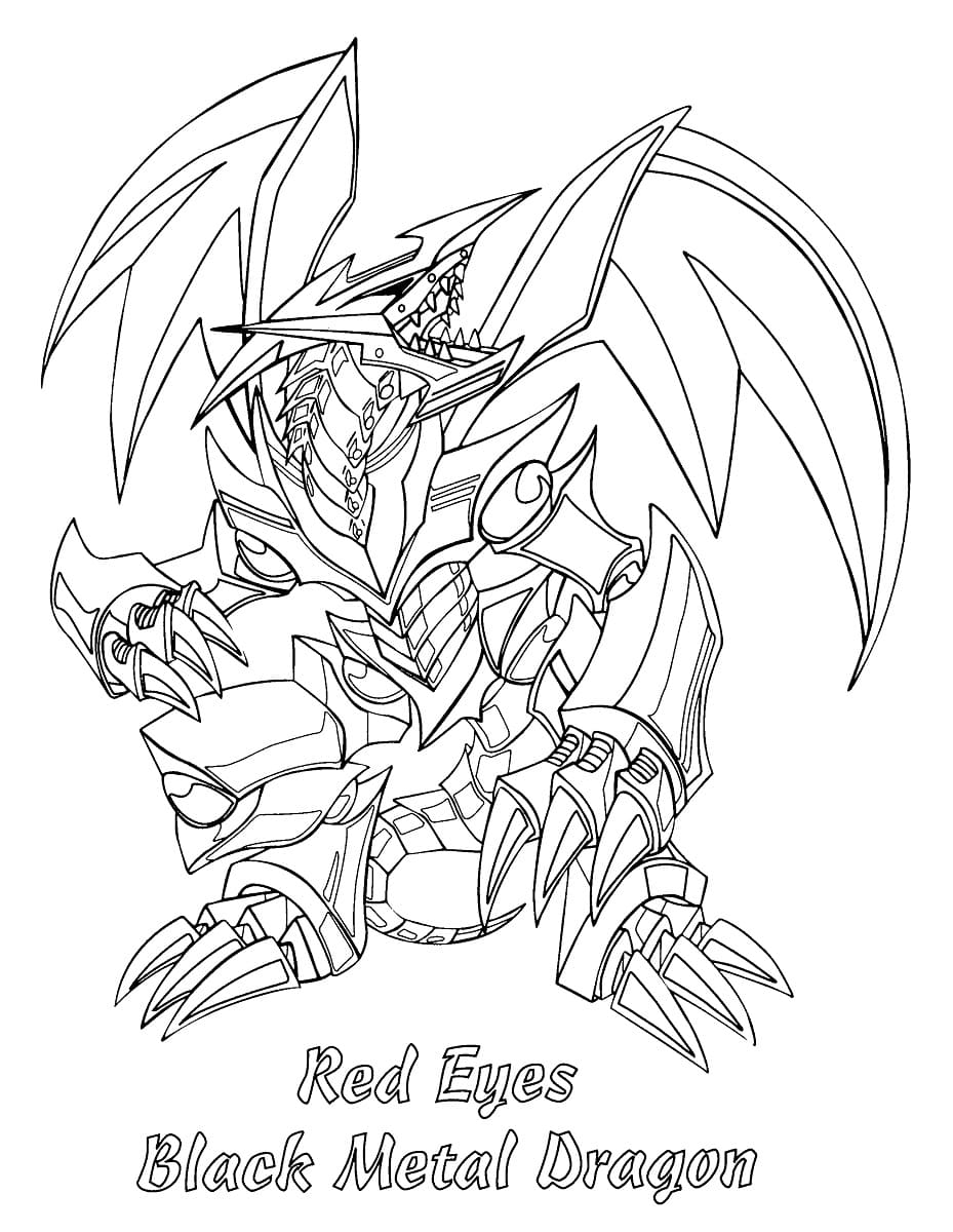 Desenhe Black Luster Soldier Yu-Gi-Oh para colorir