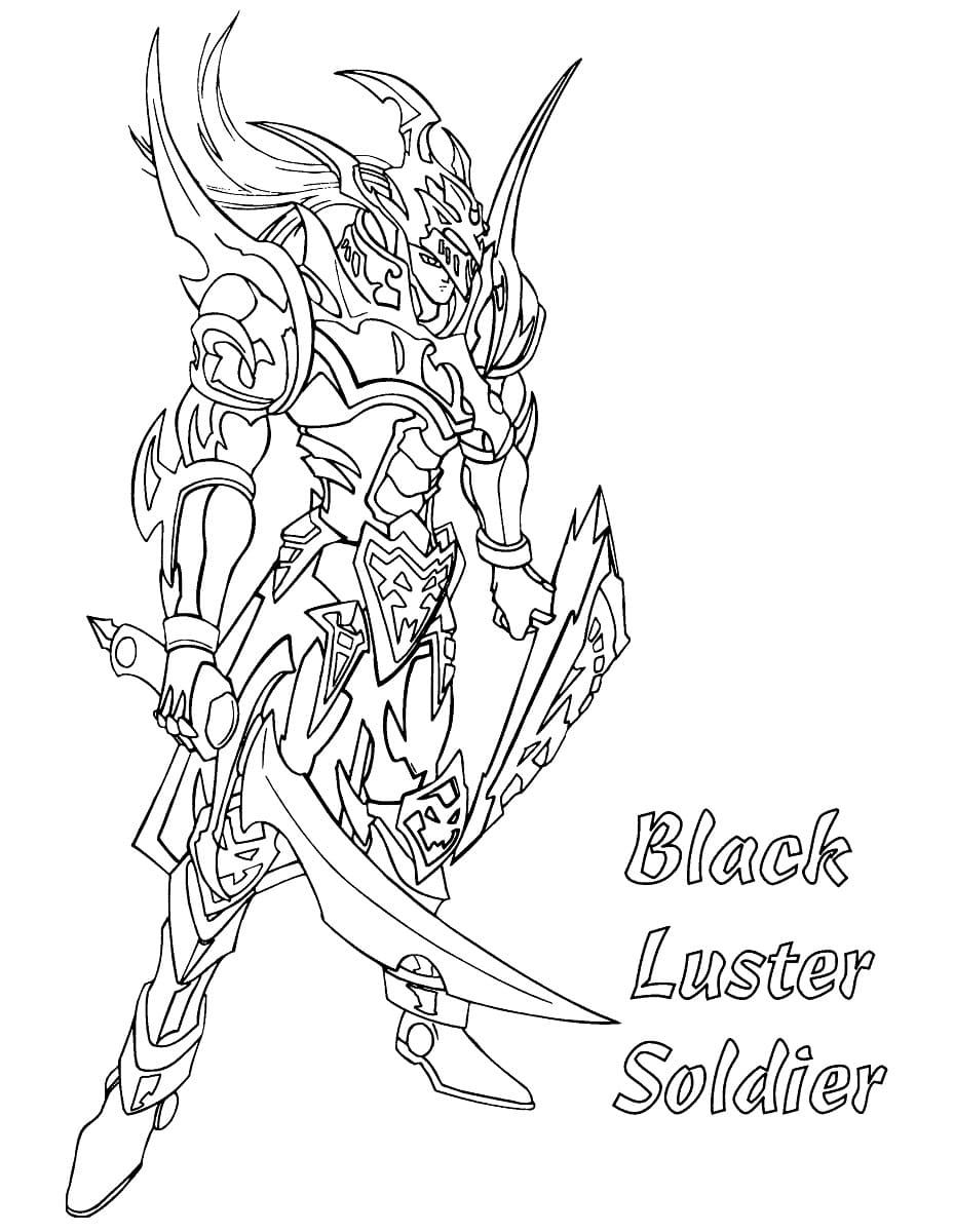 Desenhe Black Luster Soldier para colorir