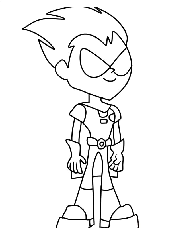 Desenhos de Imagem do Robin para colorir