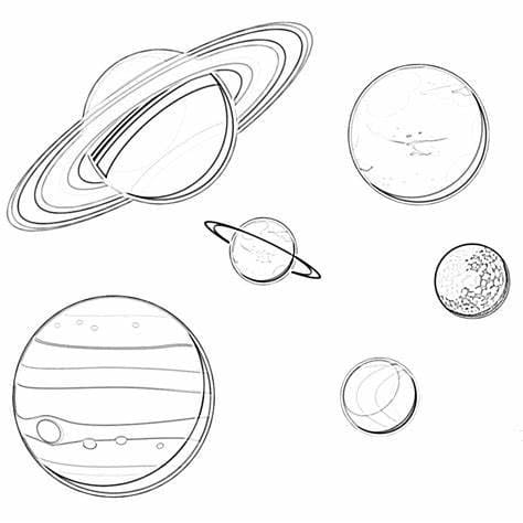 Desenhos de JPG imprimível do sistema solar para colorir
