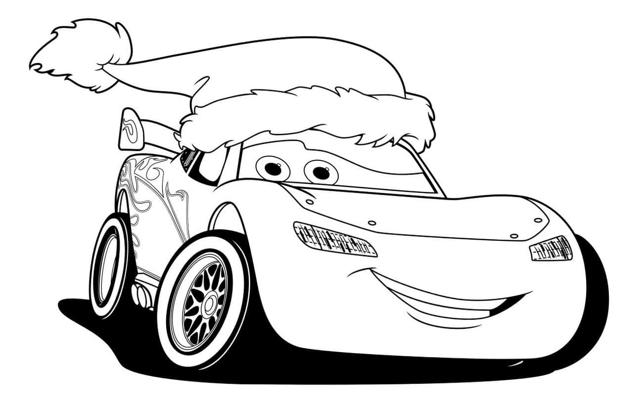 Desenhos de Contorno de Lightning McQueen grátis para colorir