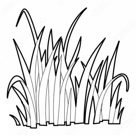 Desenhos de Imagem de grama grátis para colorir