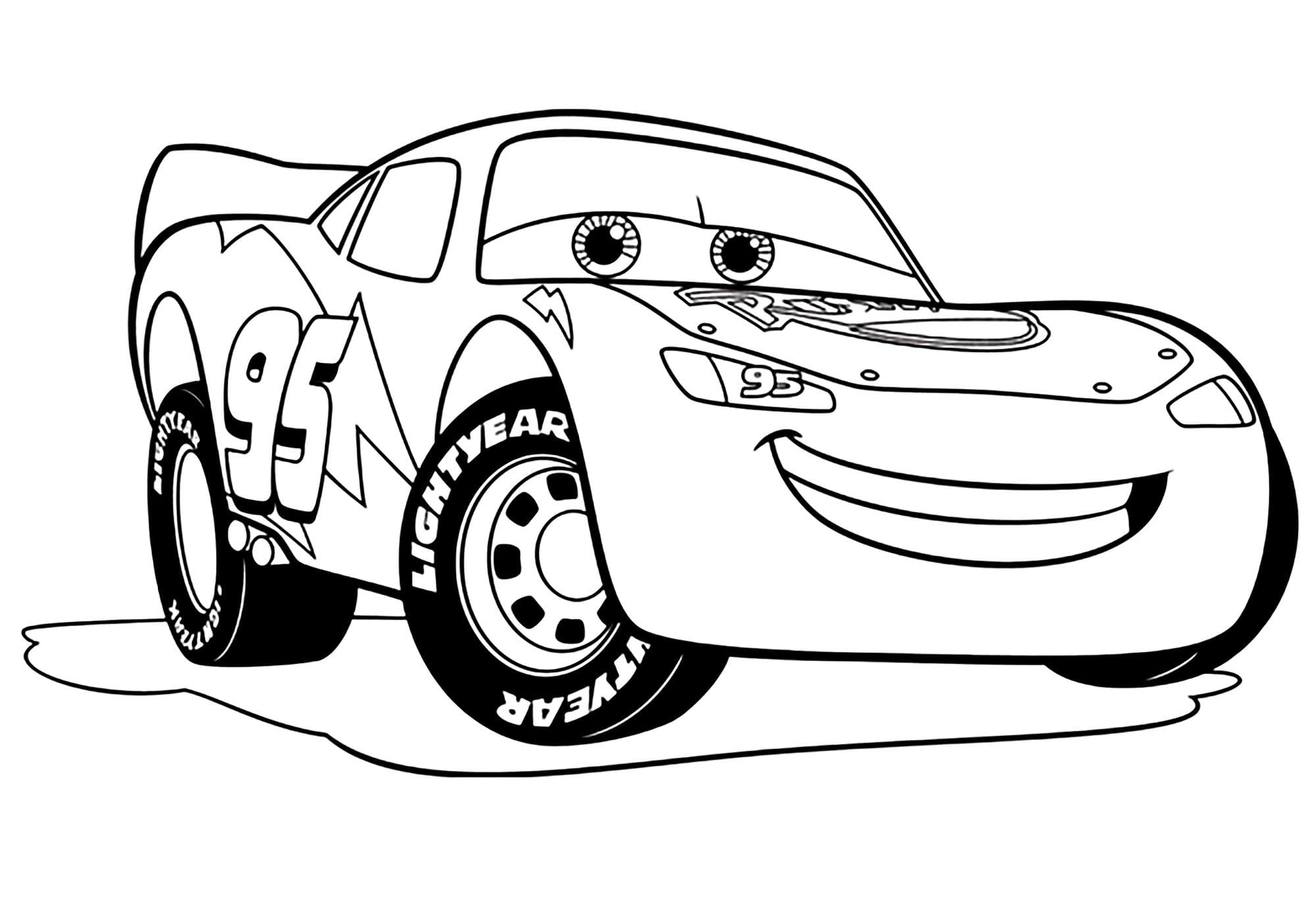 Desenhos de Imagem do Relâmpago McQueen para colorir