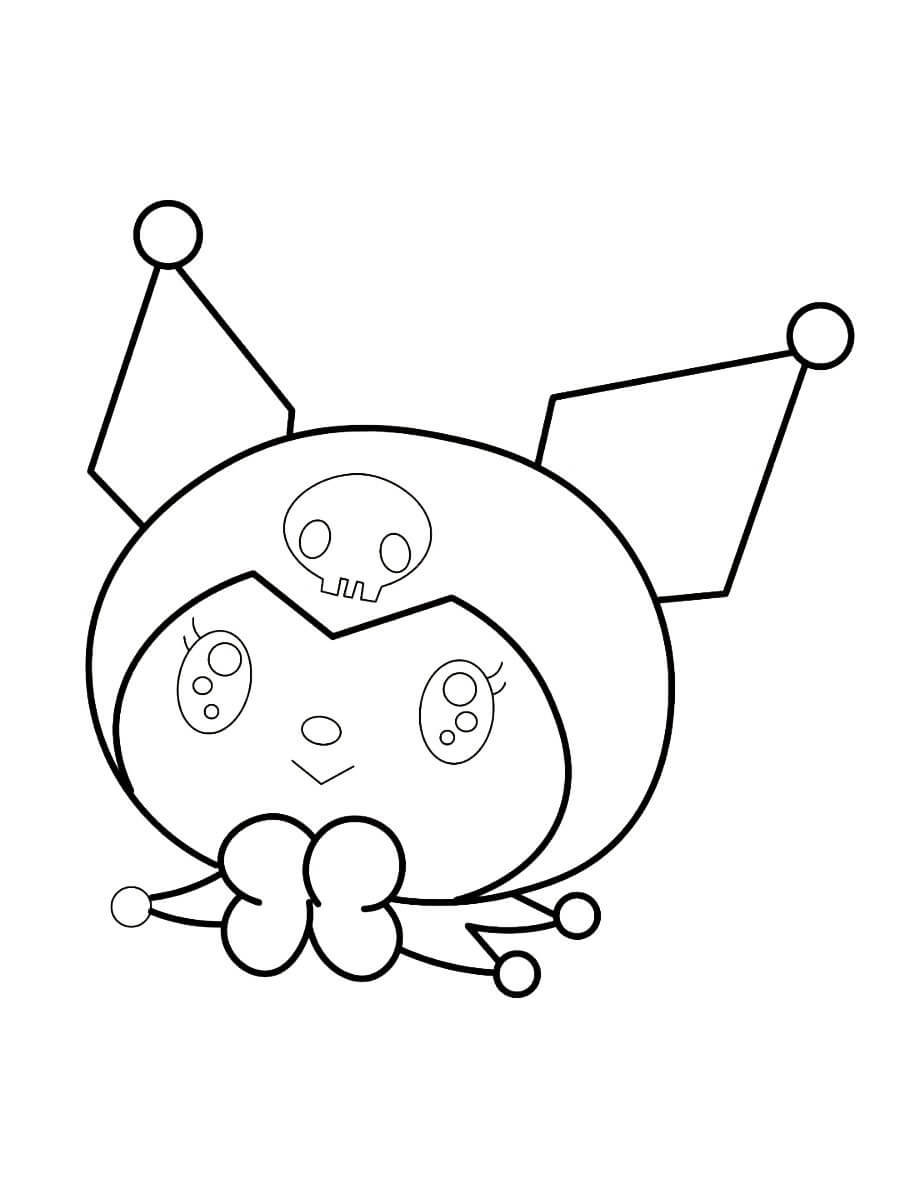 Desenhos de Cabeça De Kuromi para colorir