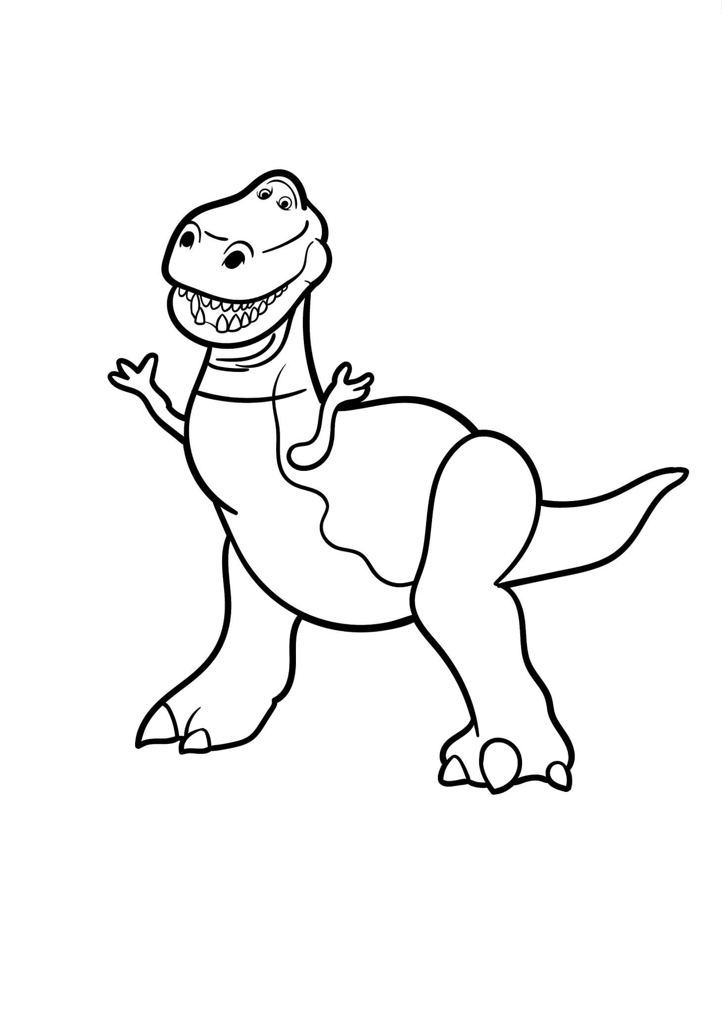 Desenhos de Rex Normal para colorir
