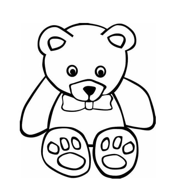 Desenhos de Urso De Pelúcia Grátis para colorir
