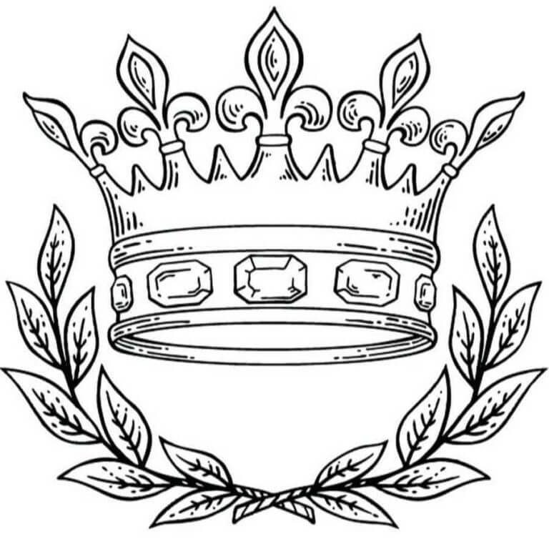 Desenhos de Coroa De Desenhos Animados para colorir