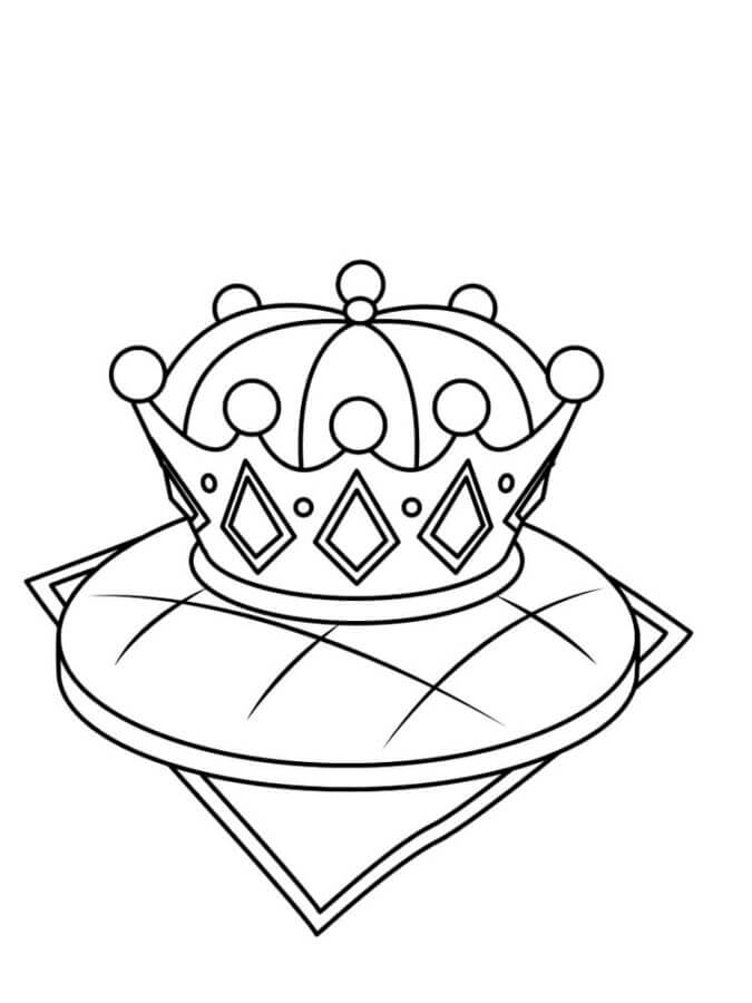 Coroa Do Conde De Ouro para colorir