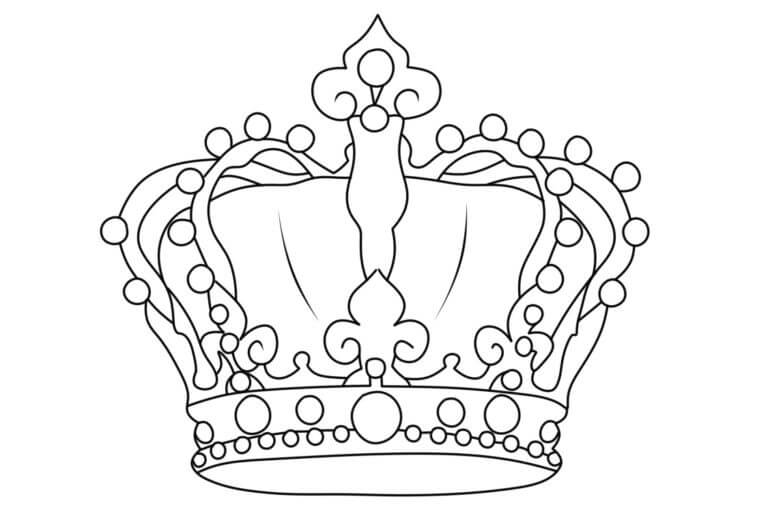 Coroa Do Sultão para colorir