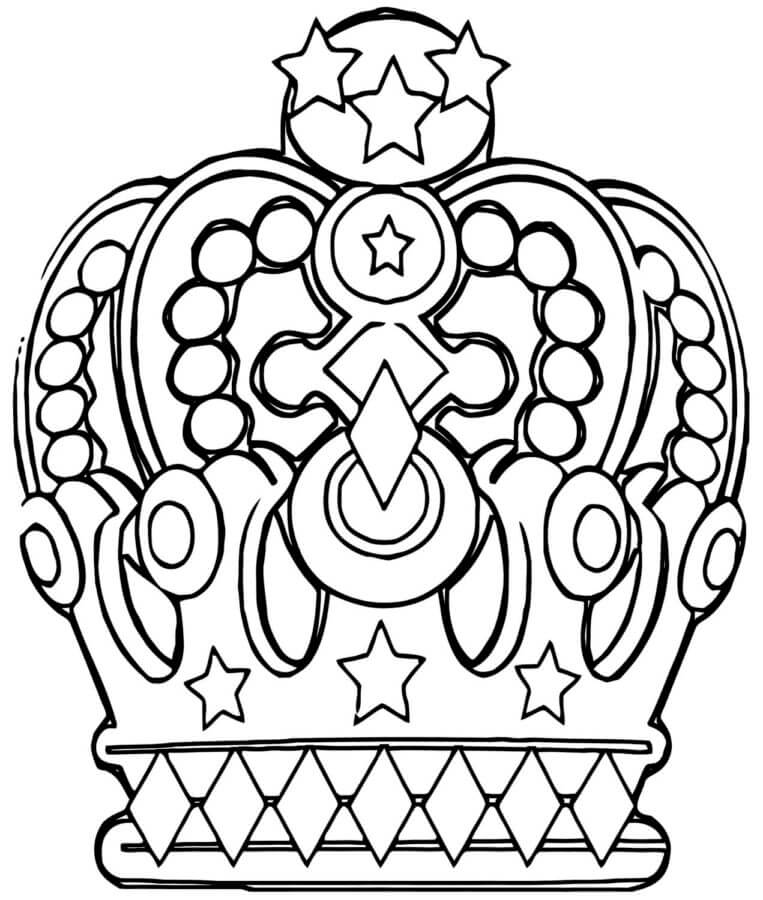 Desenhos de Coroa Imperial para colorir