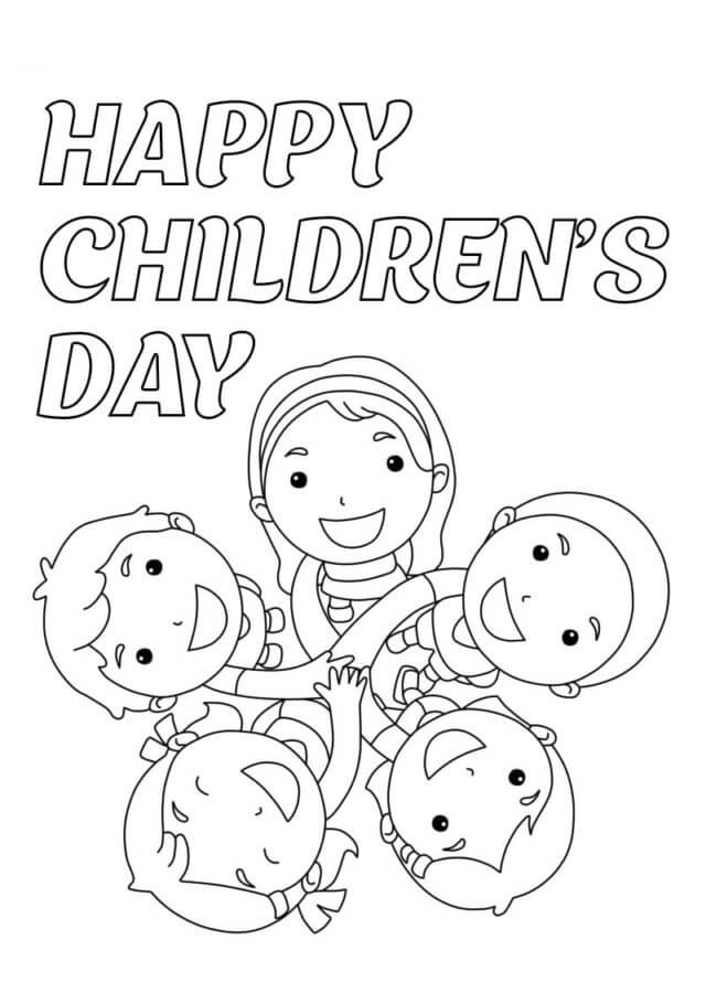 Desenhos de Feliz Dia Das Crianças para colorir