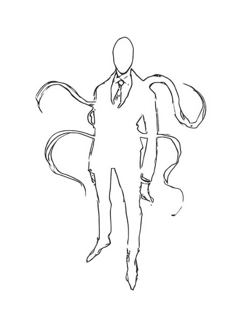 Desenhos de Homem Esguio Básico para colorir