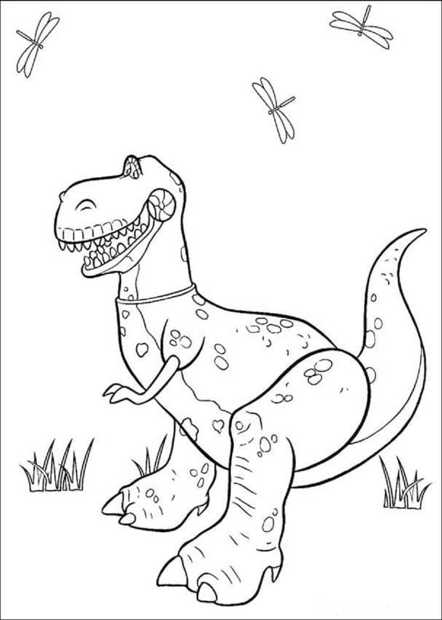 Desenhos de Rex para Colorir