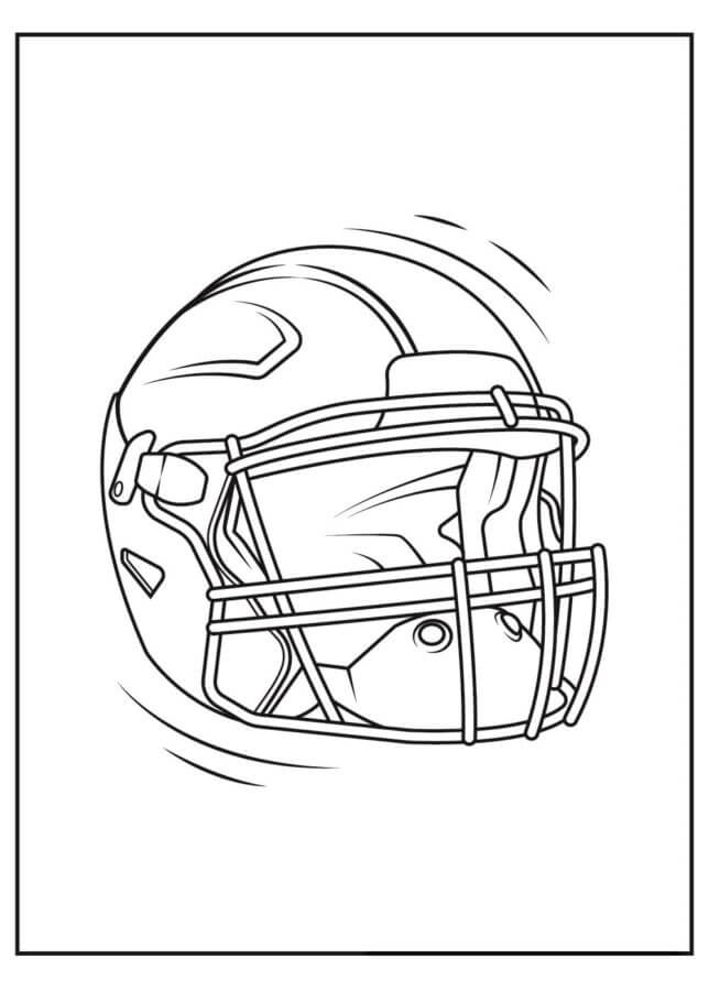 Desenhos de Capacete Da NFL para colorir