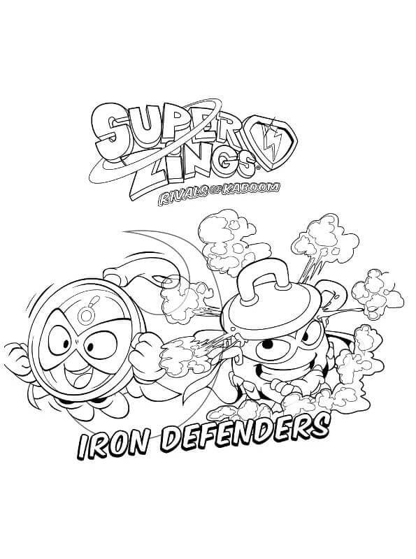 Desenhos de Defensores De Ferro para colorir