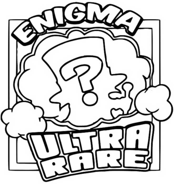 Enigma Ultra Raro para colorir