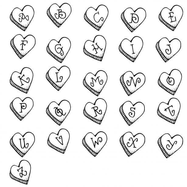 Desenhos de Estética Do Coração para colorir