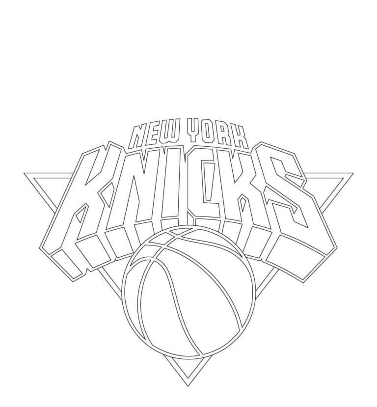 Knicks Da NBA para colorir