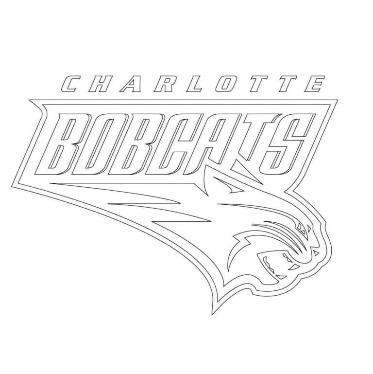 Logotipo Do Charlotte Hornets para colorir