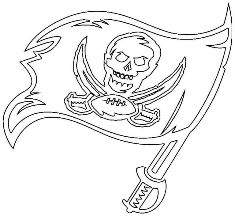 Desenhos de Logotipo Do Tampa Bay Buccaneers para colorir