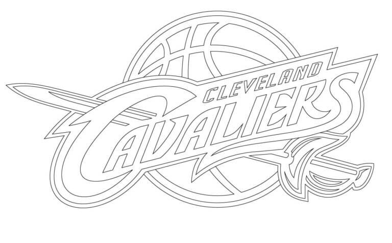 logotipo Dos Cavaliers para colorir