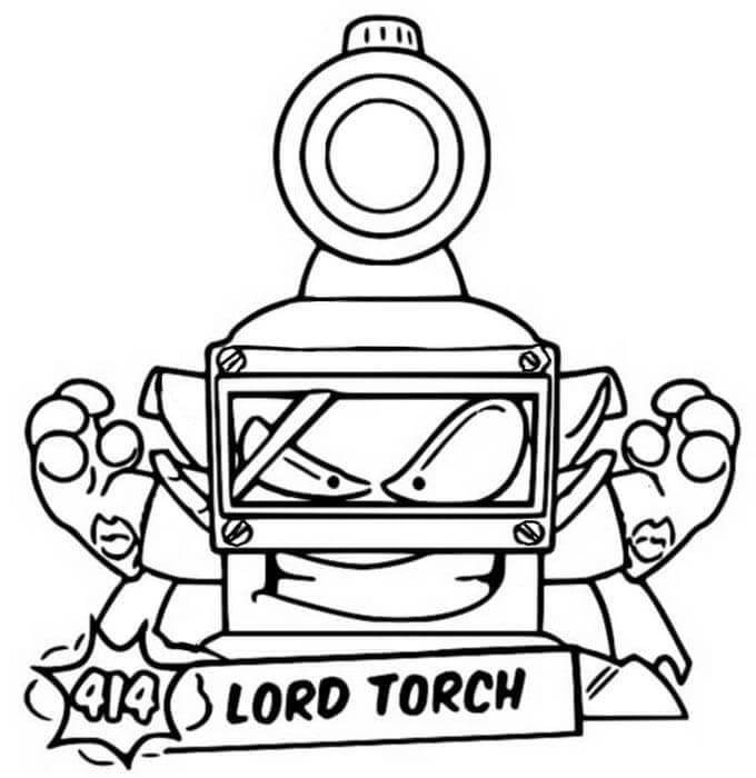 Desenhos de Lorde Tocha para colorir