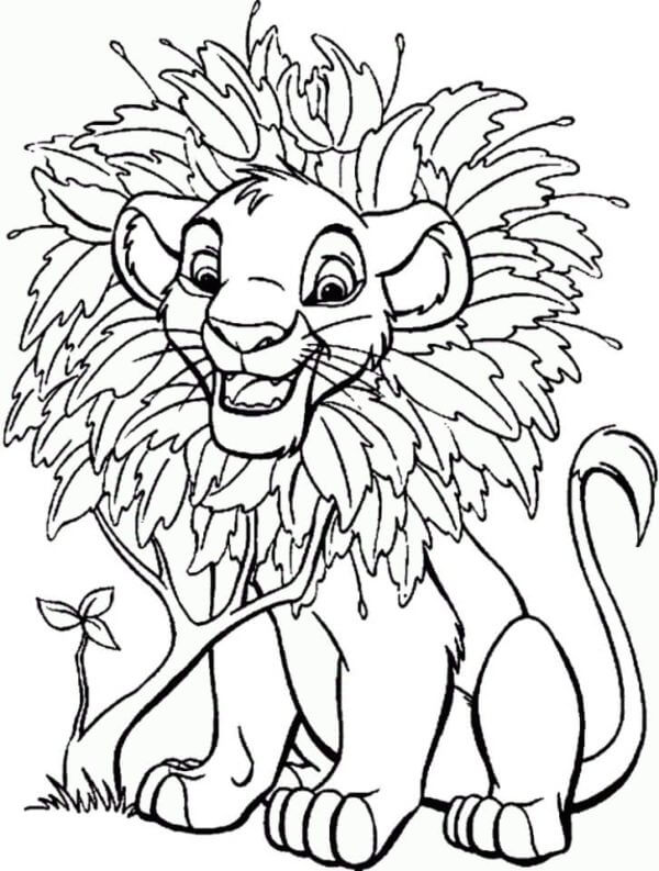 Desenhos de A Guarda Do Leão para Colorir