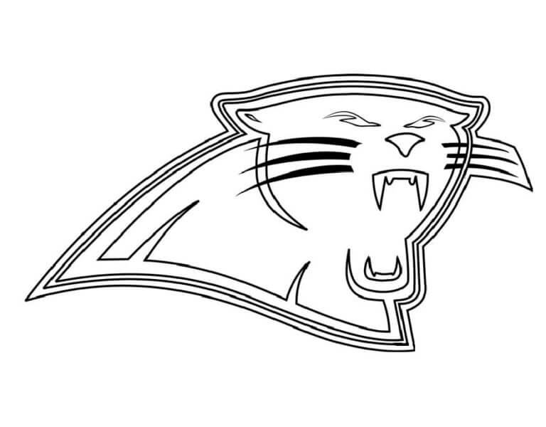 Desenhos de NFL Clube Carolina Panthers para colorir