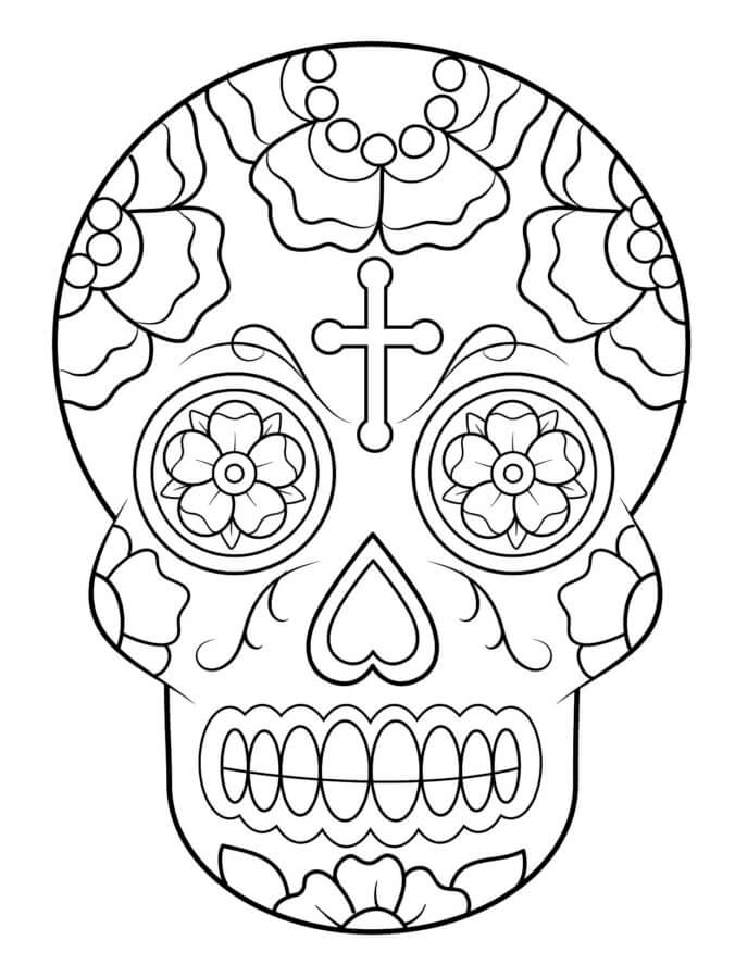 Desenhos de Símbolo Da Morte para colorir