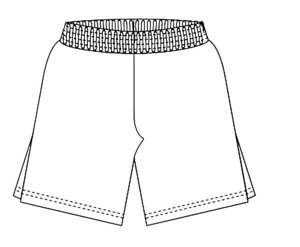 Desenhos de Shorts Con Elástico para colorir