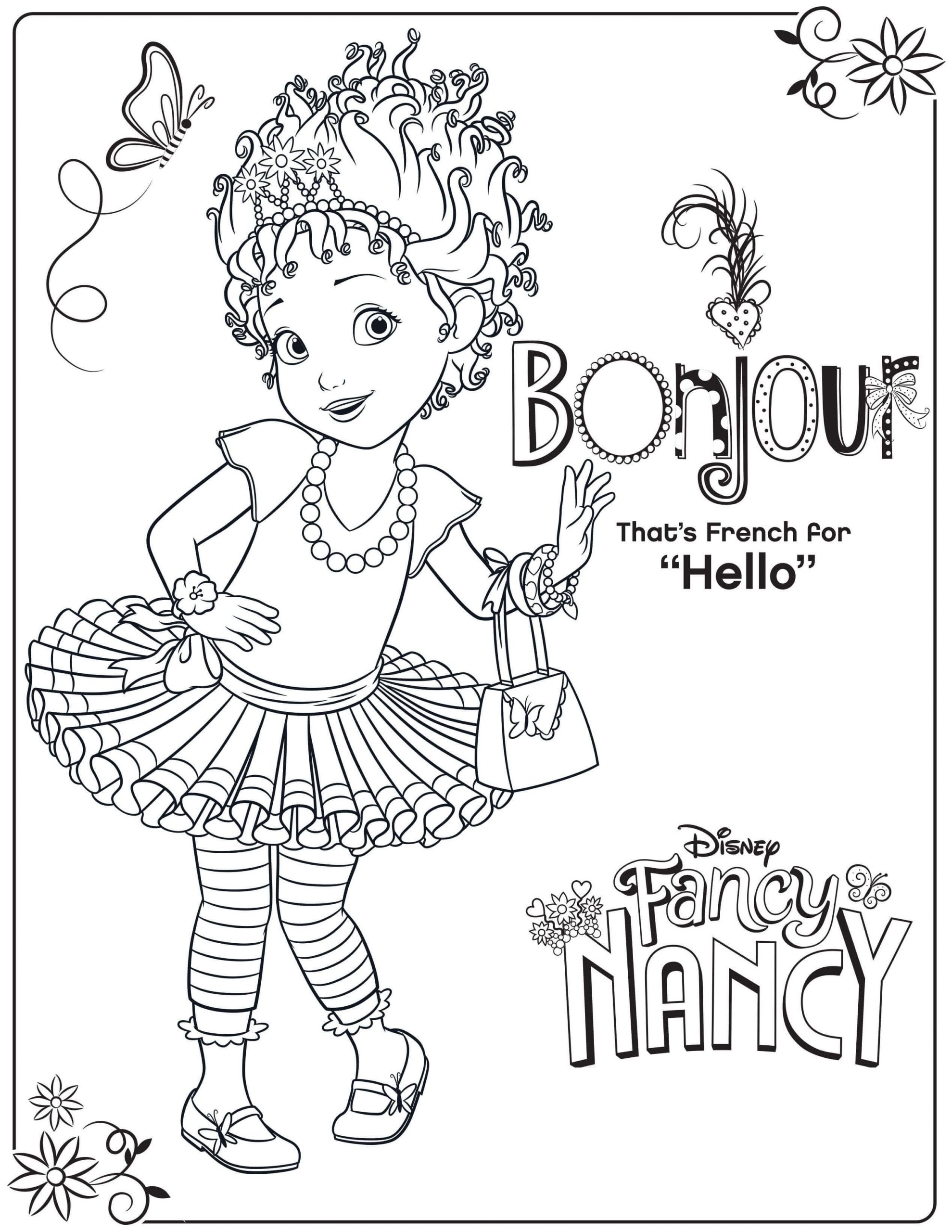 Desenhos de Impressionante Nancy Clancy para colorir