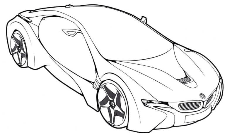 Desenhos de BMW Moderno para colorir