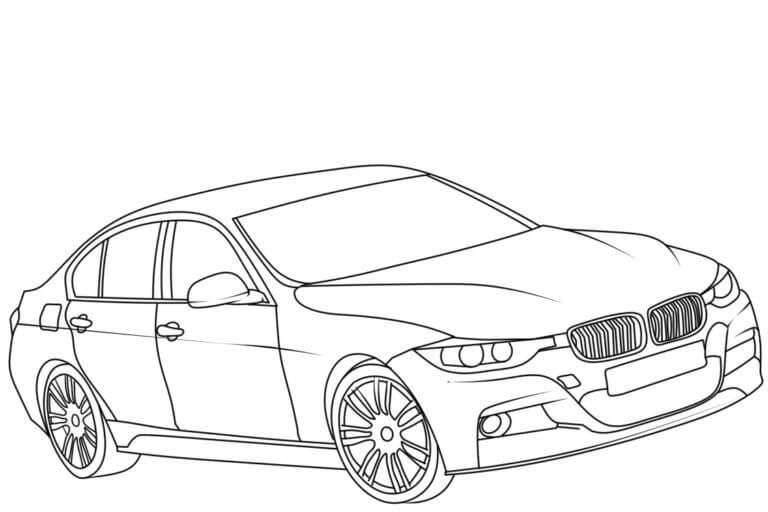Desenhos de BMW Impressionante para colorir