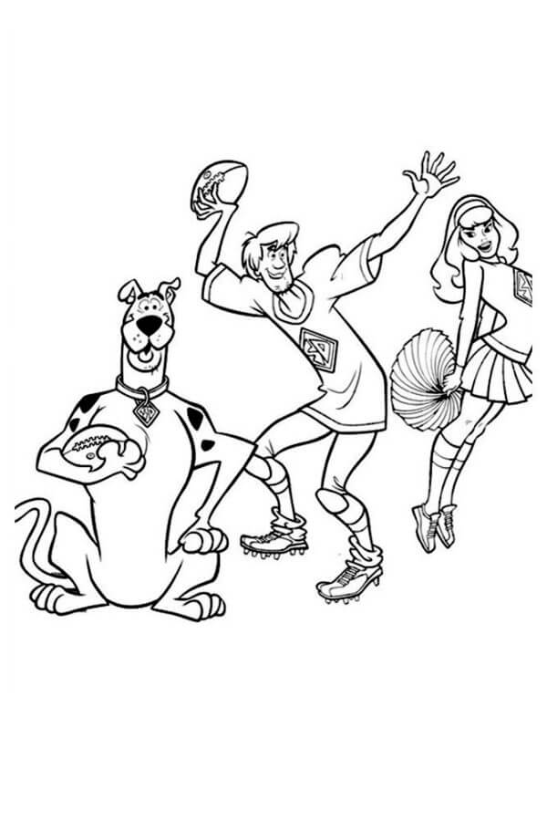 Desenhos de Doce Scooby-Doo e Amigos para colorir