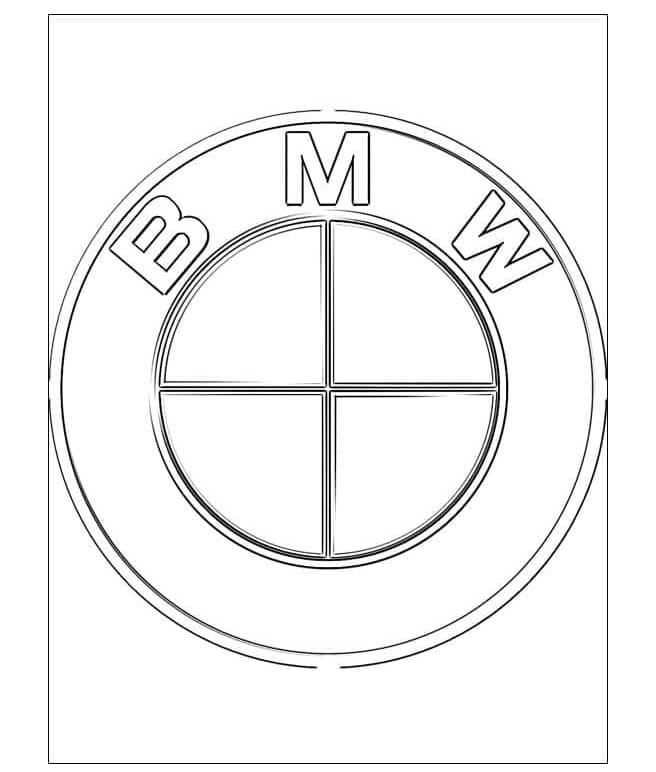 Emblema BMW para colorir
