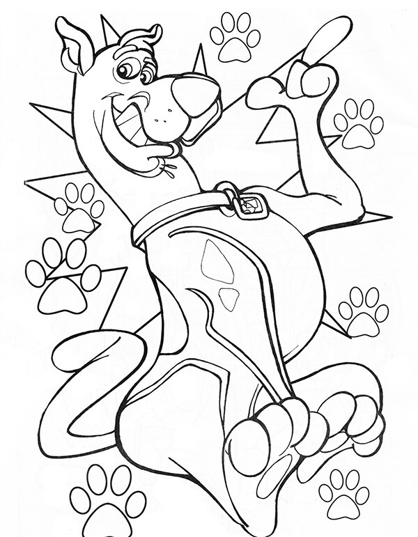 Desenhos de Grande Scooby-Doo para colorir