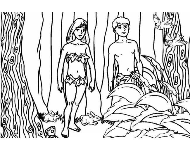 Desenhos de The Magical And Sacred Garden of Eden para colorir