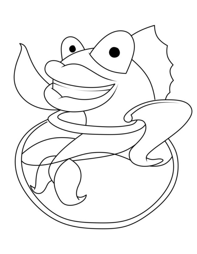Desenhos de Aquário para Colorir