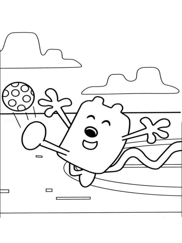 Desenhos de Happy Wubbzy para colorir