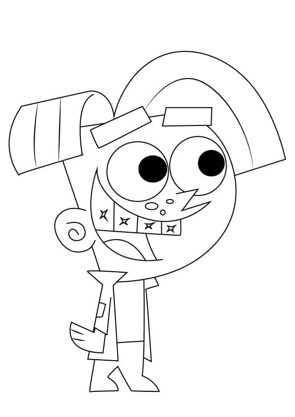 Desenhos de Chester é o Melhor Amigo de Timmy para colorir