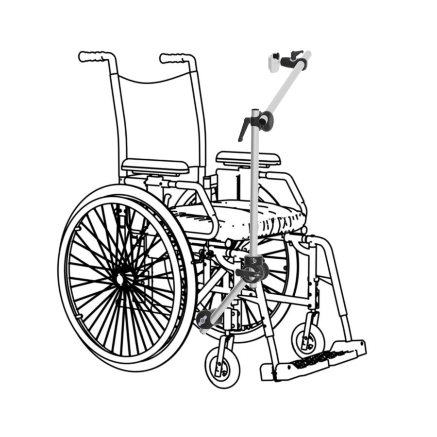 Desenho de Cadeira de Rodas para colorir