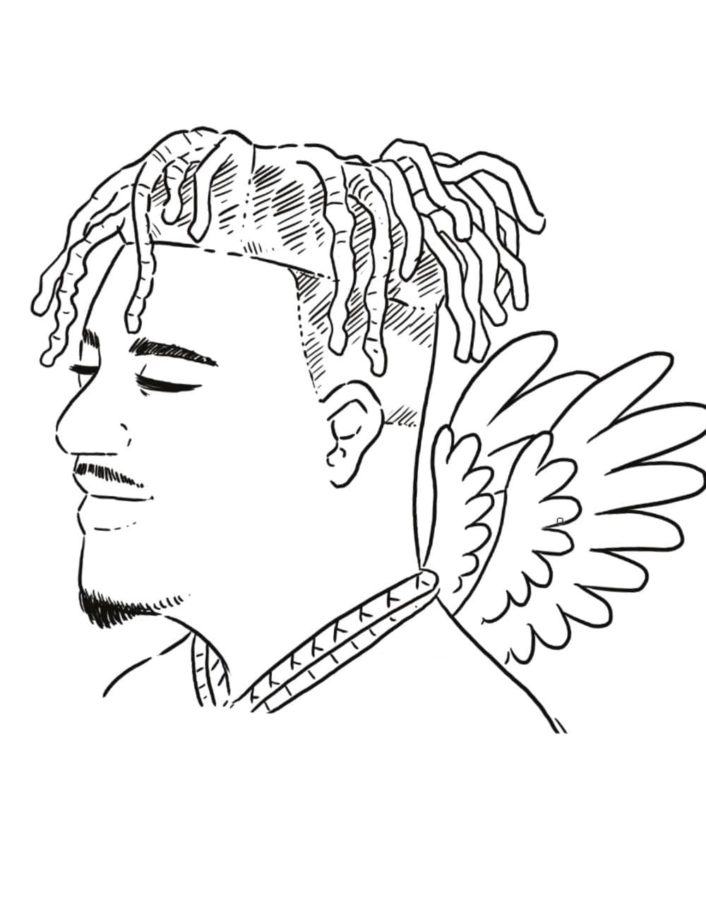 Desenhos de Rapper Com Asas De Anjo para colorir