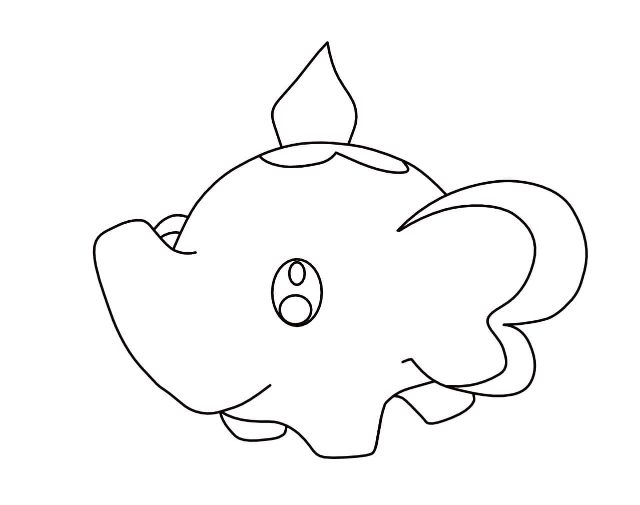 Desenhos de Teafant de Palworld para colorir