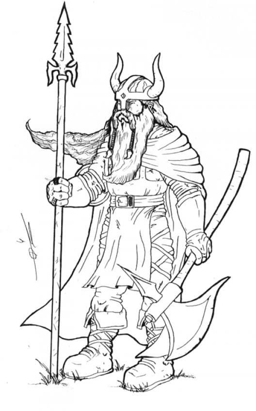 Desenhos de Viking Legal para colorir