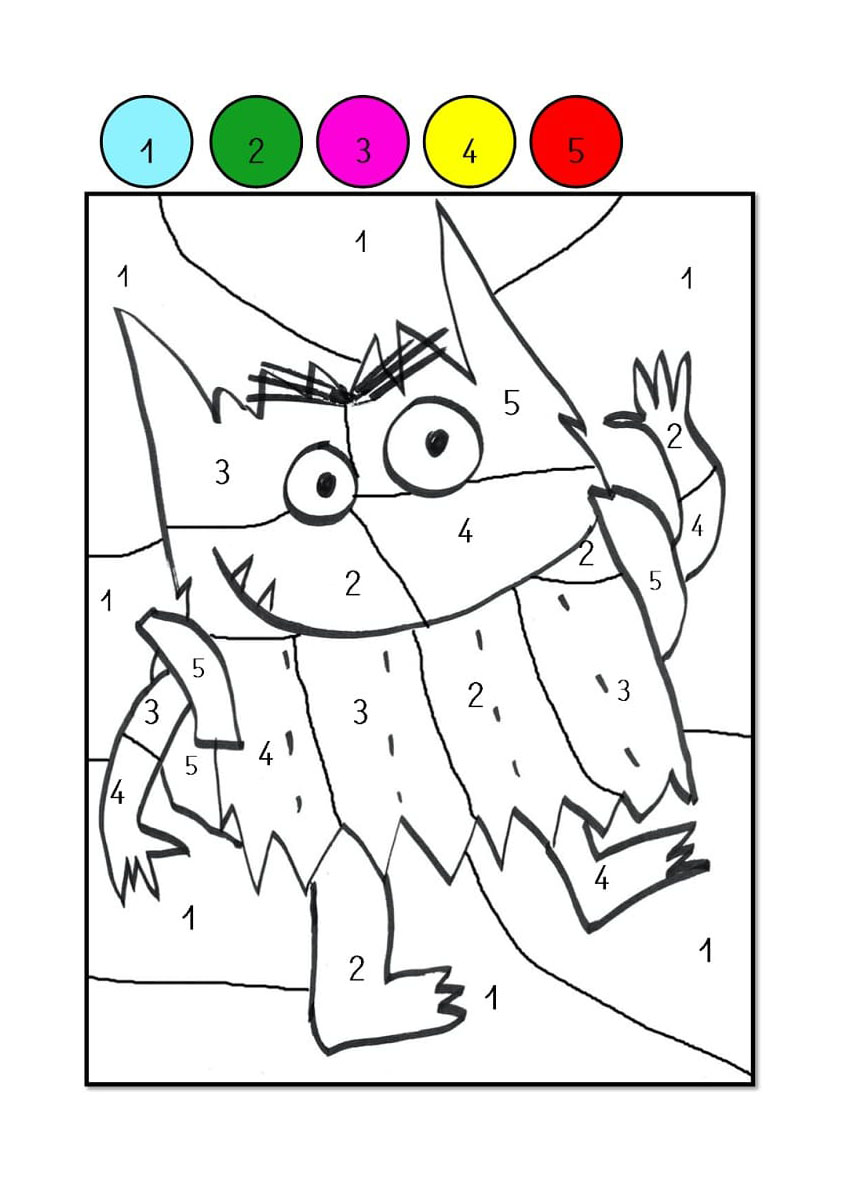 Desenhos de O Monstro das Cores 8 para colorir
